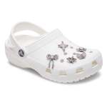 Silver And Pink Jibbitz - Elevated