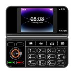 V-899 Dual 2.8" Screen Flip Mobile Phone - 2 Sim + Sd Card