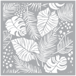 Stencil Tropical Leaf
