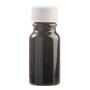 10ML Black Glass Aromatherapy Bottle With Screw Cap - White 18/410