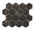 Persian Nero Hexagonal Mosaic
