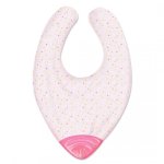 Gummy Bib Teether - Pink