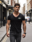 Aeronautica Tee - Militaire Series - Black - Xlarge Left Aligned
