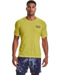Men's Ua Front Of Class Mood Short Sleeve - Odyssey Yellow LG