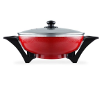 Mellerware Wok Bangkok Frying Pan 1500W Red