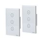 Vizia 3 Gang Smart WiFi Light Switch – Black Google Home Alexa Compatible