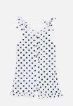 PoP Candy Polka Dot Playsuit - White & Black