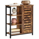 Lifespace Rustic Industrial Multipurpose Storage Cabinet With Shelves