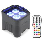 Beamz BBP94 Battery Powered 4X10W LED Uplight Par : Rgbaw-uv