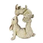 Rabbits Kissing 34CM