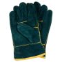 - Leather Welding Glove Cuff Grey/green 2