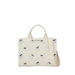 Ikon Choupette Medium Square Tote Bag -natural