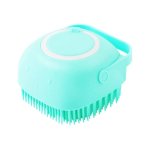 Silicone Pet Bath Brush - Blue