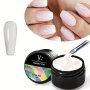 Builder Gel For Nail Extensions Clear & Pink Nude Long Lasting Nail Art Design & Tips Professional Salon Quality Nail Builder Gel For Home Manicure