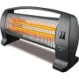 Taurus Alpatec PR-2 - 2 Bar Halogen Heater With 2 Heat Settings 1200W Black