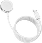 Usb-c Magnetic Fast Charging Cable For Apple Watch Compatible With Series 9 8 7 SE 6 5 4 3 2 1 Metal Portable Charger By Gc