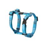 Rogz Fancy Dress Dog Classic Harness - Jellybean Small Turquoise Paw