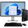 Lenovo Thinkcentre M70Q Intel I5 Tiny PC With 16GB RAM 23 Screen Refurb