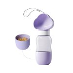 Portable Pet Water Dispenser & Feeder - 350ML + 200G