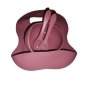 Silicone Baby Feeding Set - Dark Pink