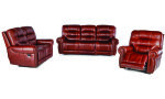 Alpine Braxton 5 Action Full Leather Recliner Lounge Suite