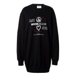 Long Sleeve Logo Dress -multi black