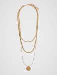 Courtney Waterproof Layered Pendant Necklace - 0 Gold Plated