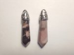 Rhodonite Point Pendant F169