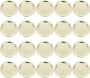 20 Pieces 70MM Mason Jar Lids Metal Sealing Covers Tinplate Regular Mouth