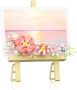 MINI Flower Bouquet Building Block Set 326 Pcs Art Easel For Decoration