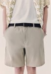Regular Fit Chino Shorts - Beige