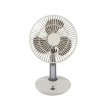 Ashcomonline Rechargeable Battery Operated 5W Desktop Fan With LED Light A++ 23 Mm 3 Blade Table Fan