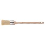 Square Edge Bristle Round Brush - NO.6. - Stainless Steel Ferrule 30MM