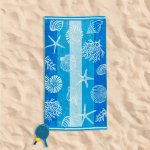 Velour Seashell Reverie Beach Towel