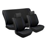 STINGRAY 6PC Monaco Car Seat Cover-blue Seatcovers