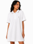 Polo Womens Leah Short Sleeves Golfer Dress In White - White / 3XL
