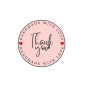 Thank You Stickers - Pack Of 200 Stickers