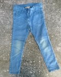 Blue Polka Dot Jeans 4Y