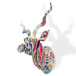Tribal Kudu Head