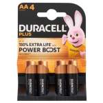 Duracell Plus Power Boost Aa Batteries 4’S