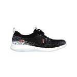 Skechers Women's Ultra Flex- Twilight Twinkle - Black white - UK5.5
