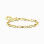 Charm Bracelet - Classic Gold Plated - 17 Cm