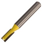 Straight Bit 5X12MM Two Flute Metric 1 4" Shank