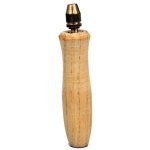 Handle Awl Wood Brass Top