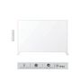 - White Framed Panel Heater 540W
