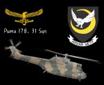 Puma 178. 31 Sqn Mouse Pad