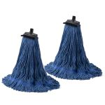 Matthew Large Heavy Duty Mop Head Commercial Replacement For General And Floor Cleaning Screw-on Wet Industrial Cotton Looped En