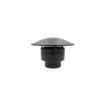 Al Fresco Chimney Ss Black High Wind Cowl For Insulated Pipes 125 185