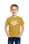 Gooi Mielies Mustard Kids Tee - 11 To 12