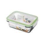 Snowbox 780ML Rectangular Cliplock Storage Container Green